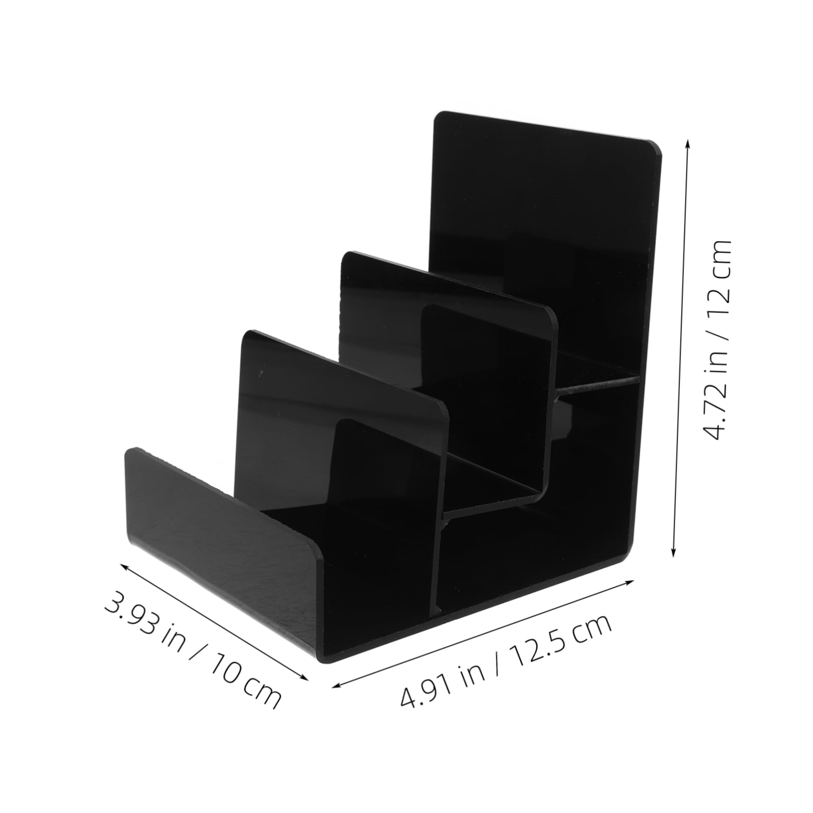 Wakauto Acrylic Wallet Display Stand Sturdy Fashionable Multifunctional Use for Store Home Decor