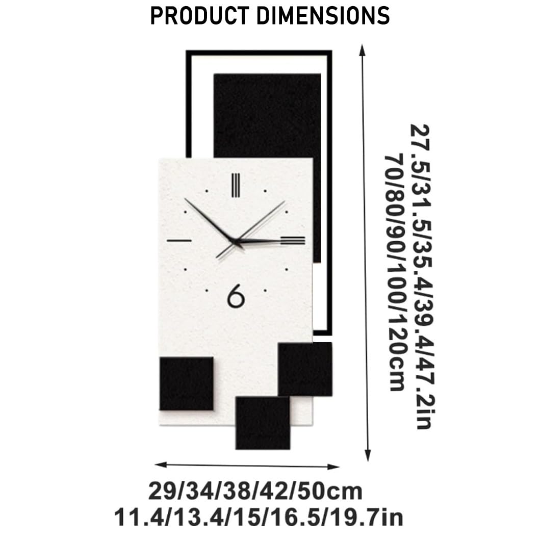 Orologio da parete 3D con luci a LED, orologio decorativo silenzioso creativo, da appendere alla parete, perfetto per la decorazione dell'ingresso di casa