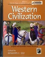 Western Civilization: From the Origins of Civilization to the Age of Absolutism (Perspectives on History) 1565109899 Book Cover
