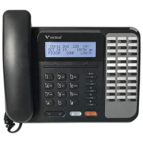 Vertical Edge 9000 30-Button Digital Phone/HD Full-Duplex Backlit (VU-9030-00) (Renewed)