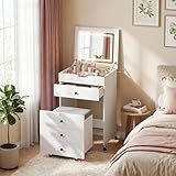 ﹟Ajout Élégant et Fonctionnel﹟Parfait pour un usage personnel ou comme cadeau raffiné pour une épouse, une fille ou des amis à des occasions spéciales, cet ensemble coiffeuse allie style et fonctionnalité avec charme.