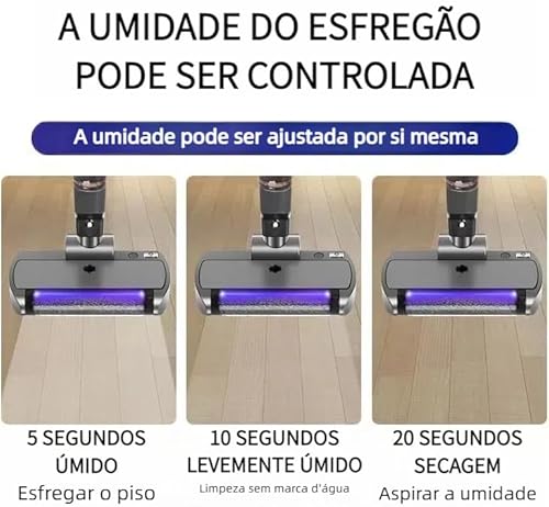 Limpadora de Piso, Mop Spray, Limpador de Piso, Mop, Mop Eletrico, Esfregão Eletrico, Autolimpante B