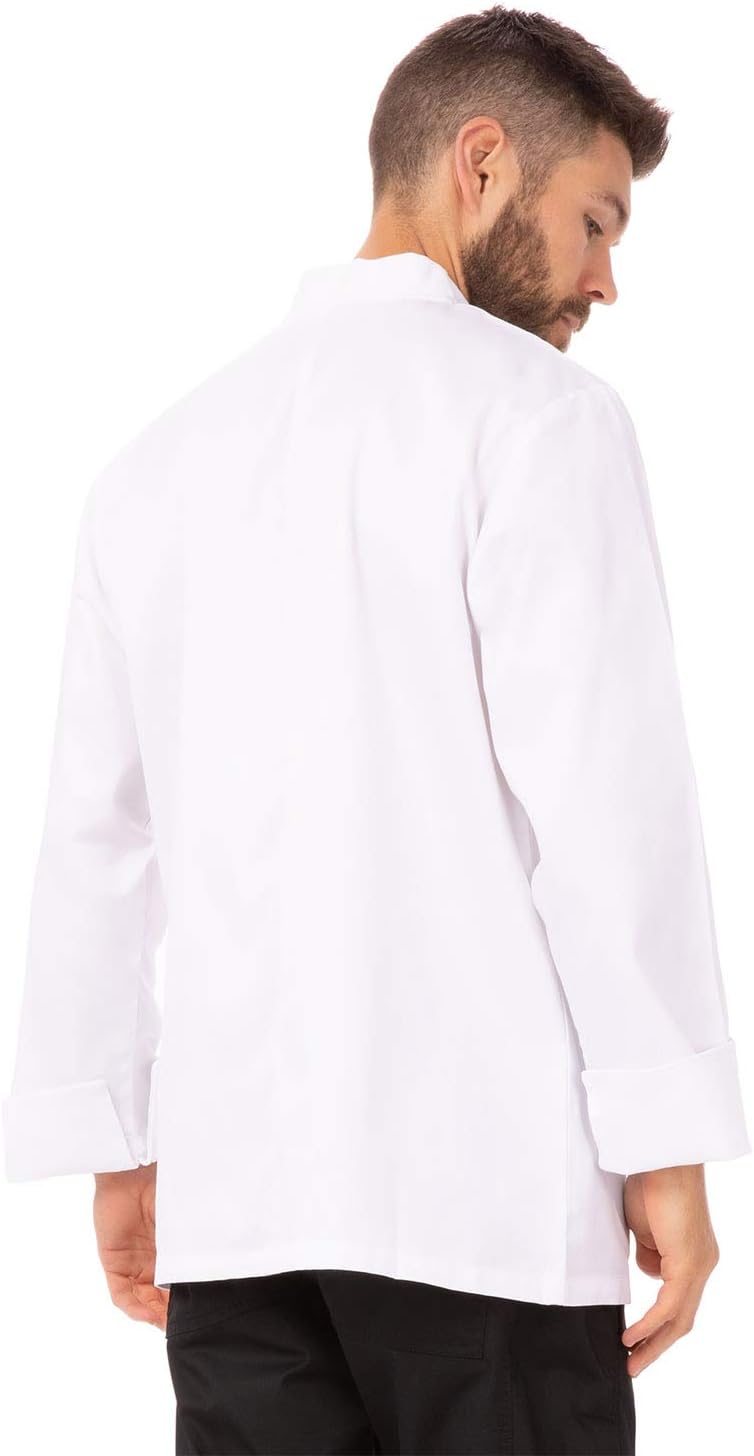 Chef Works Mens Le Mans Chef Coat with Custom Embroidery
