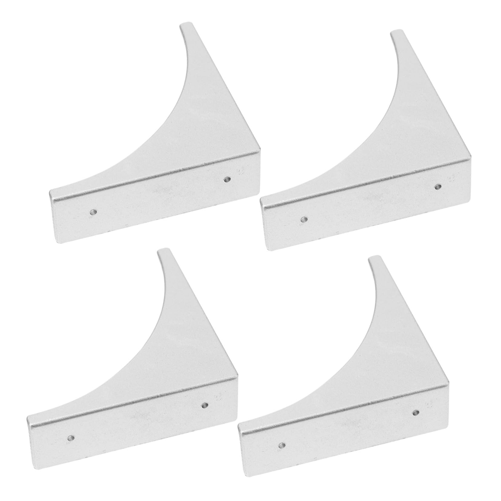 Housoutil 8 Piezas Protector De Esquinas En Forma De l Protectores De Esquina para Bebés Protector De Esquina para Muebles Plata Esquina Cubre La Seguridad del Bebé Armario Blindaje Bronce