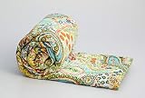 ShakDeco Paisley Print Vintage Kantha Quilt Cotton Bedspread Indian Handmade Bohemian Bedding Coverl