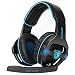 Produktbild SADES USB Gaming Headset, SA903 Gaming Kopfhörer 7.1 Surround Sound Headset PC Stereo Kopfhörer mit Mikrofon (Blackblue)