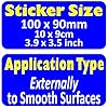 2 x V5 Signs Warning Pedal Lock Fitted Stickers Security Installed Alarm Car Label Notice Anti-Theft Decal Vehicle Deterrant Protection 100x90mm (Externally to Smooth Surfaces) #1