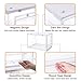 seewavom Acrylic Clear Display Case Dustproof Blind Box Transparent Assemble Storage Showcase Collection Acrylic Cube for Toy Dolls Souvenirs Models