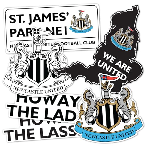 Sticker Newcastle United FC personnalisation durable bouteille eau et PC - 2