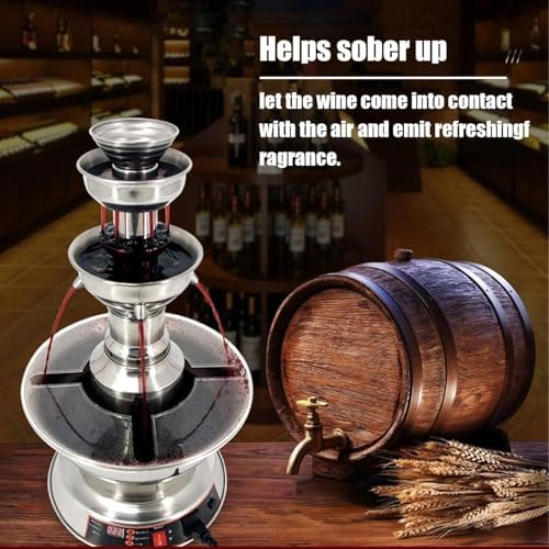 Máquina eléctrica de bebidas con ajuste de temperatura para cócteles, vino y bebidas, perfecta para fiestas y eventos