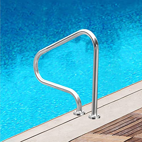 Barandal para piscina de acero inoxidable pulido miniatura 1