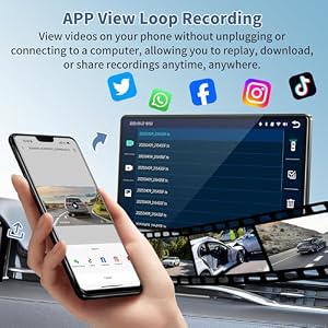 Largest 11.3" Portable Apple Carplay Screen, Wireless Car Play & Android Auto Touch Screen, Car Stereo with App View/4K Dash Cam/Backup Camera/Mirror Link/Voice Control/Music Play/GPS/Bluetooth/FM — photo 4 of 6
