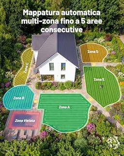 MAMMOTION YUKA mini 2 500 Robot Tagliaerba con Modulo 4G, Visione AI Tri-Cam, Mappatura Automatica Multi-zona, DropMow, Pendenze fino al 45%, fino a 500㎡