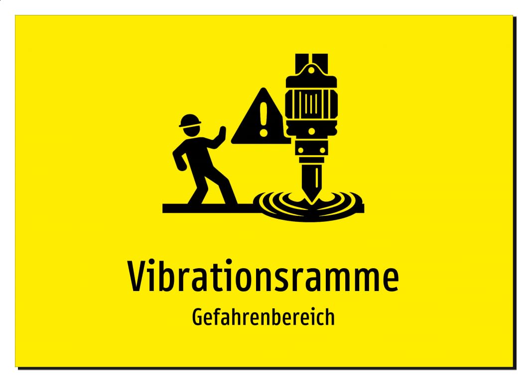 44422-DE-S-06 | Vibrationsramme - Gefahrenbereich