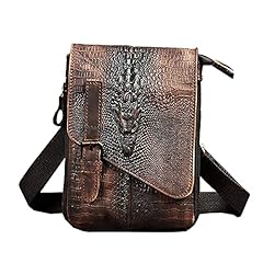 Large Crocodile Dark Brown