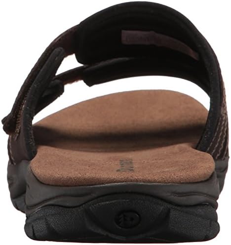 Dunham mens Newport Slide Flat Sandal, Dark Brown, 13 X-Wide US | Image 2