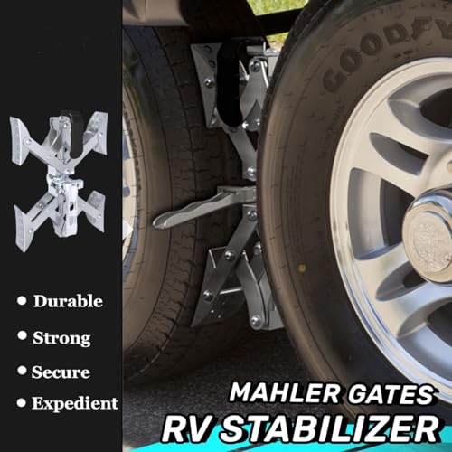 Snapklik.com : MAHLER GATES USA Design 1 Set X-Shaped Wheel Chock