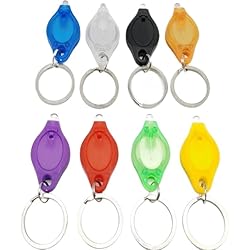 Lamparas Uv Amazon RUDFUZ 1 lámpara de curado UV Mini lámpara de llave regalo UV Verificación de efectivo llavero lámpara diamante llavero (color al azar)