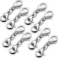50mm Length Stainless Steel Necklace Extender Chain With Lobster Clasp