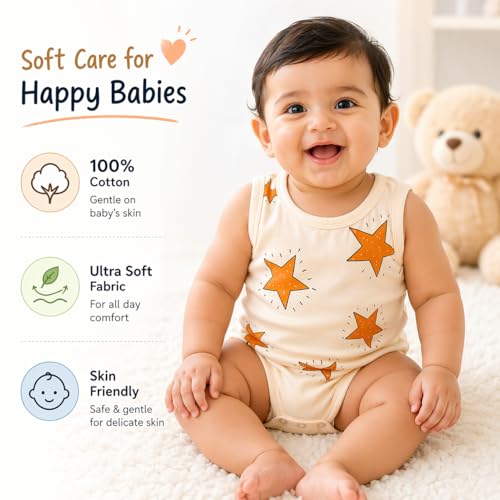 Image of Unisex Baby Footed Sleepsuits | Long Sleeve Footed Sleepsuits | Baby Rompers Cotton Sleeveless| Long Sleeve Bodysuits