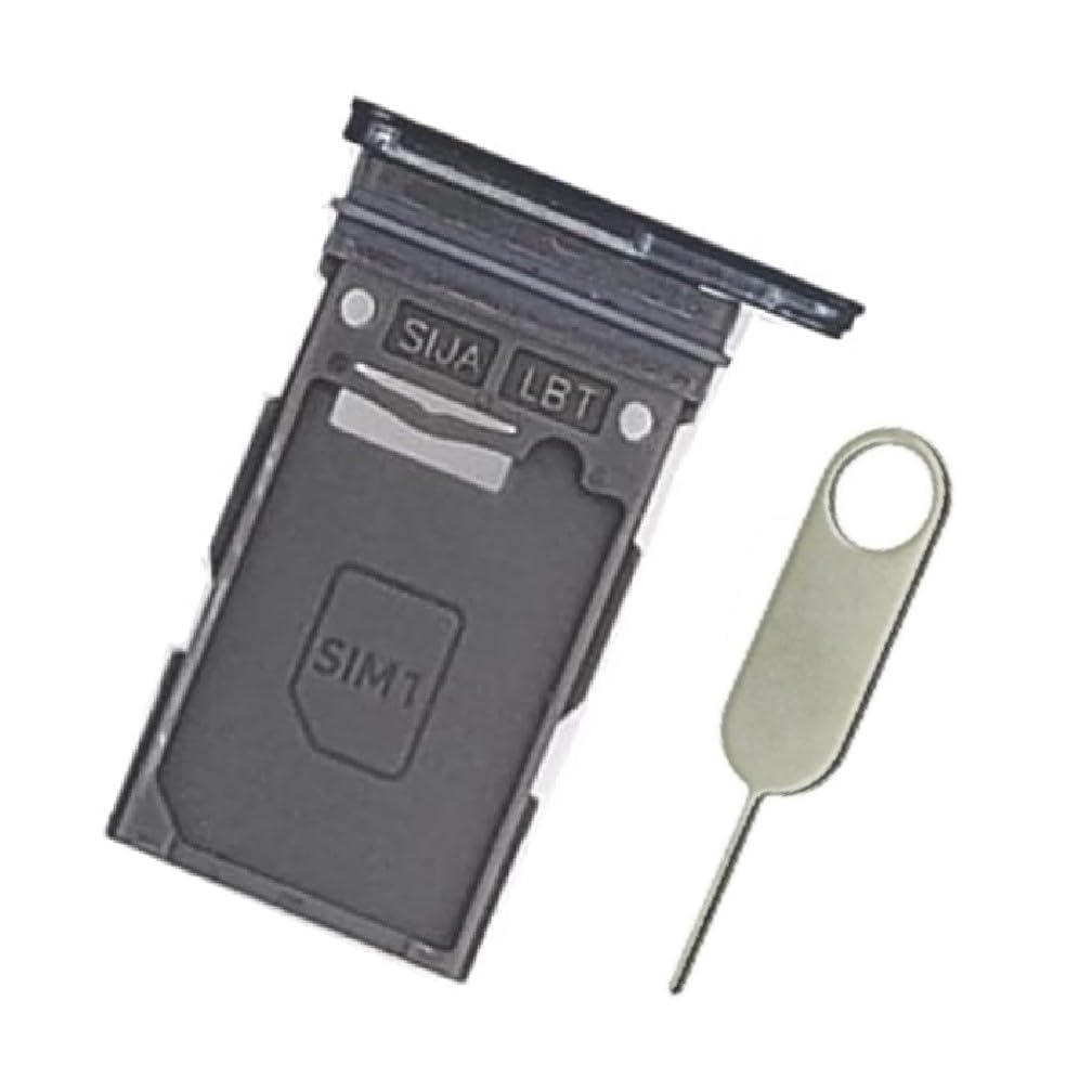 Replacement Single SIM Card Tray for Samsung Galaxy S23 FE SM-S711U S711U1 - USA Version (Graphite/Black)
