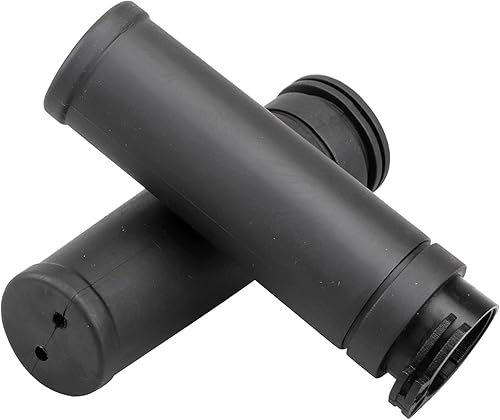 Miniatura 2 de 1 par de manillar de goma negro de 1 "0.984 in para Harley Road King Electra Glide Sportster XL 1200 883 Dyna Softail Fat Boy