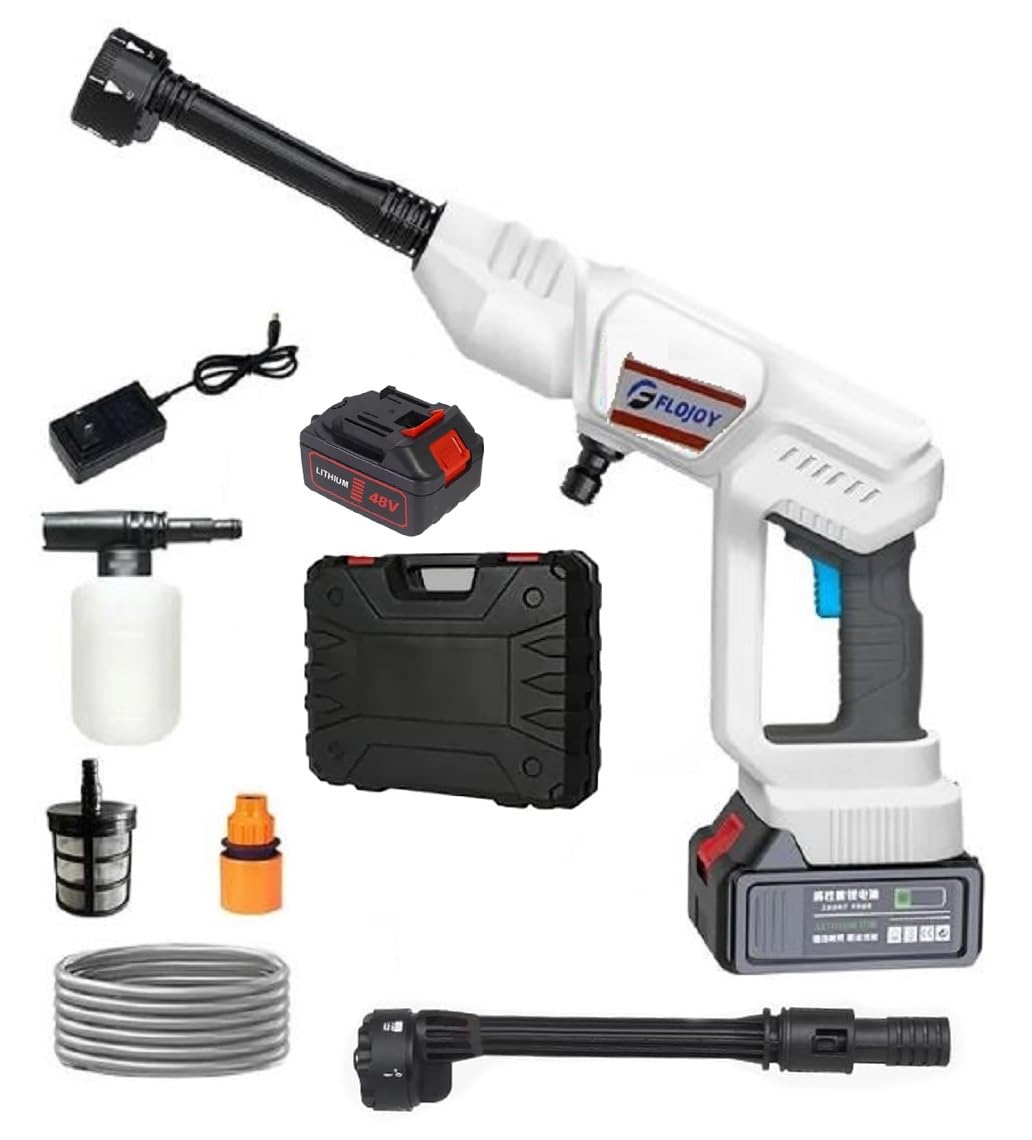 Buy Asian Pumps & Machineries 48V Rechargeable Cordless Most Powerful High Pressure Washer 80