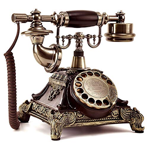 Kabelgebundenes Telefon, Retro-Plattenspieler-Telefon Home-Office-Festnetzgurtseil und authentischer Plattenspieler Umweltfreundlicher