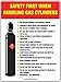 Accuform PST318 Safety Awareness Poster, Safety First When HANDLING Gas CYLINDERS", 24" Length x 18" Width, Laminated Flexible Plastic