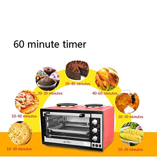 LYKYL Keuken heteluchtoven, Rotisserie Roaster Fornuis met grill, bakplaat Top Rack, Dual Hot Borden, Broodrooster… - Image 4