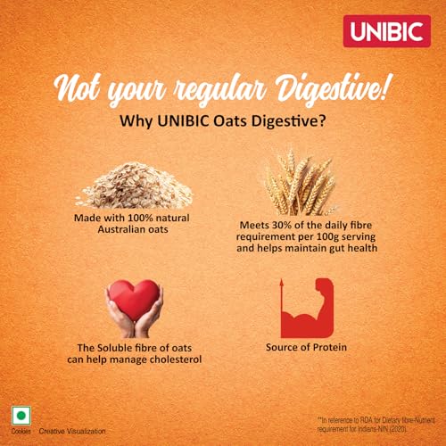 Image of Unibic Foods Oat's Digestive Cookies, 600 g