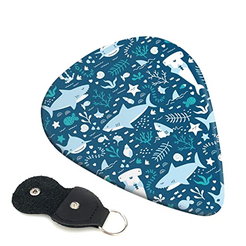 Lot de 6 médiators mignons en forme de poisson bleu pour guitare acoustique, guitare électrique, basse, ukulélé – fins… - Les Beatles, Paul McCartney, John Lennon, RIngo Starr, George Harrison Lot de 6 médiators mignons en forme de poisson bleu pour guitare acoustique, guitare électrique, basse, ukulélé – fins…