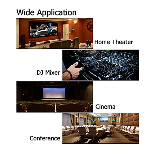 Hbu Packs Of 2 Speakon Extension Cable 50 Feet - Full Shield Pro Speak-On Male To Male Wire 50Ft - Dj Pa Stage Audio Jack Speaker Loudspeaker Amplifier Wiring Copper Cord With Twist Lock #TOP6