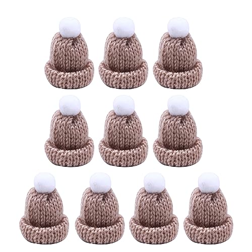 MOMOJIA Knitted Hat, Pack of 10 Knitted Hats for Gifts Household Decoration for Kid Girl Boys