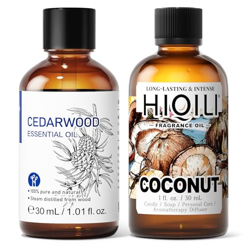 Aceite Esencial de Cedro y Aceite de Fragancia de Coco 30ML
