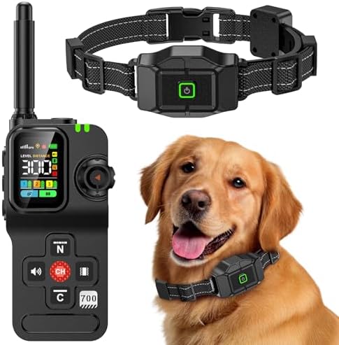 GPS Wireless Dog Fence, 2-in-1 Electric Fence with Training Colla...