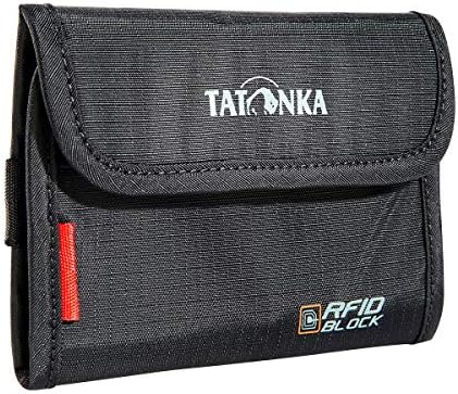 Tatonka Portmonetka na pieniądze RFID B - portfel z blokadą RFID - certyfikat TÜV - czarny - 9 x 13 x 1 cm