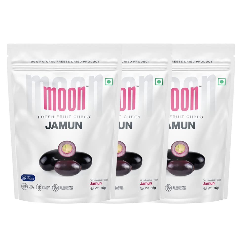 See full amazon price history chart for Moon Freeze Dried Jamun Cubes | Healthy Jamun Snack | 100% Natural, Vegan, No Preservatives, No Added Sugar Gluten Free Snack for Kids and Adults | (16Gm) Pack of 3 Moon Freeze Dried Jamun Cubes | Healthy Jamun Snack | 100% Natural, Vegan, No Preservatives, No Added Sugar Gluten Free Snack for Kids and Adults | (16Gm) Pack of 3 (B0BFJDH6N7) Amazon Price History, Amazon Price Tracker