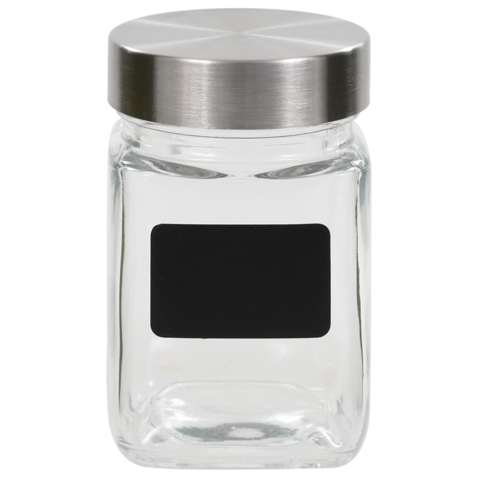 BaraSh Tarros de almacenaje con Pegatina 24 Unidades 300 ml Recipientes De Cristal para Alimentos Bote Cafe Hermetico