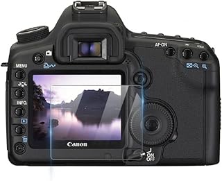 for Canon EOS 5D II Mark2 Markii 5D2 5DII 50D 40D 1DS Mark III 1DS3 Clear Tempered Glass 9H 2.5D Camera LCD Screen Protector Protective Film Guard (10 Packs,1DS Mark III 1DS3)