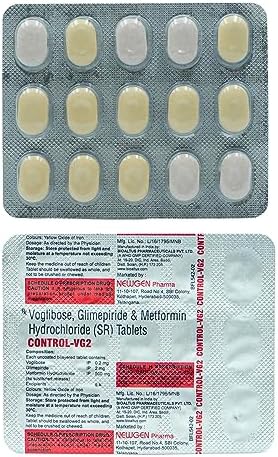 Control VG2 - Strip of 15 Tablets