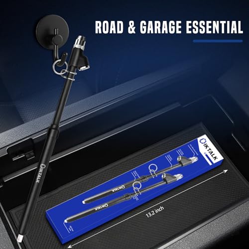 Image of 2-Pack Heavy Duty Dual Head Tire Pressure Gauge (10-150 PSI, 1-10 Bar) for Semi Trucks, RVs, Cars, Motorcycles - 12 Inch