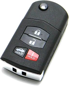 Amazon Com Oem Electronic 4 Button Flip Key Fob Remote Compatible With Mazda Fcc Id Bgbx1t478ske12501 P N Bbm4 67 5ry Automotive