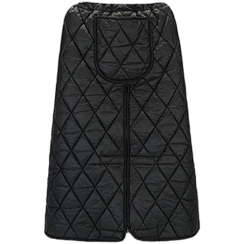 Baokuan Black Winter Leg Apron Cover, Motorcycle Lap Apron, Windproof Warm Apron Windshield Leg Protector For Motorbike Scooter Leg Cover