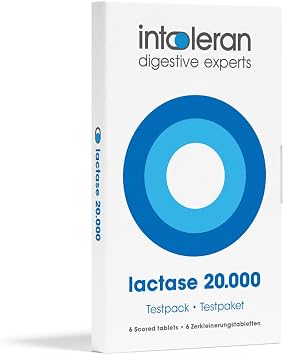 Intoleran Lactase 20,000 Digestive Enzymes - Testpack 6 Tablets