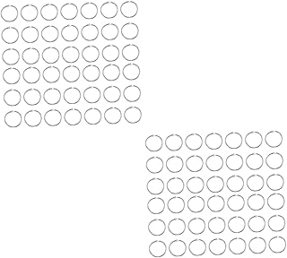 COHEALI 200 Peças Anel Fichário Álbuns De Fotos Anéis De Metal Anéis De Livro Fichário Cartão De Índice Álbum De Fotos Folhas Soltas Caderno Chaveiro Anel De Papel Anel De Encadernação