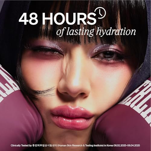 KNEMO LipLock – Hydrating Vegan Lip Balm & Serum for Dry Lips, Clear Non-Sticky Glossy Lip Mask with Rose PDRN, Carrot Collagen & Pillow Peptides (Crystal Clear) - Image 6