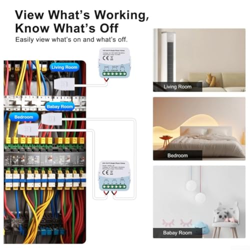 Compteur intelligent WiFi 80A Tuya pour maîtriser vos factures d'énergie - 4