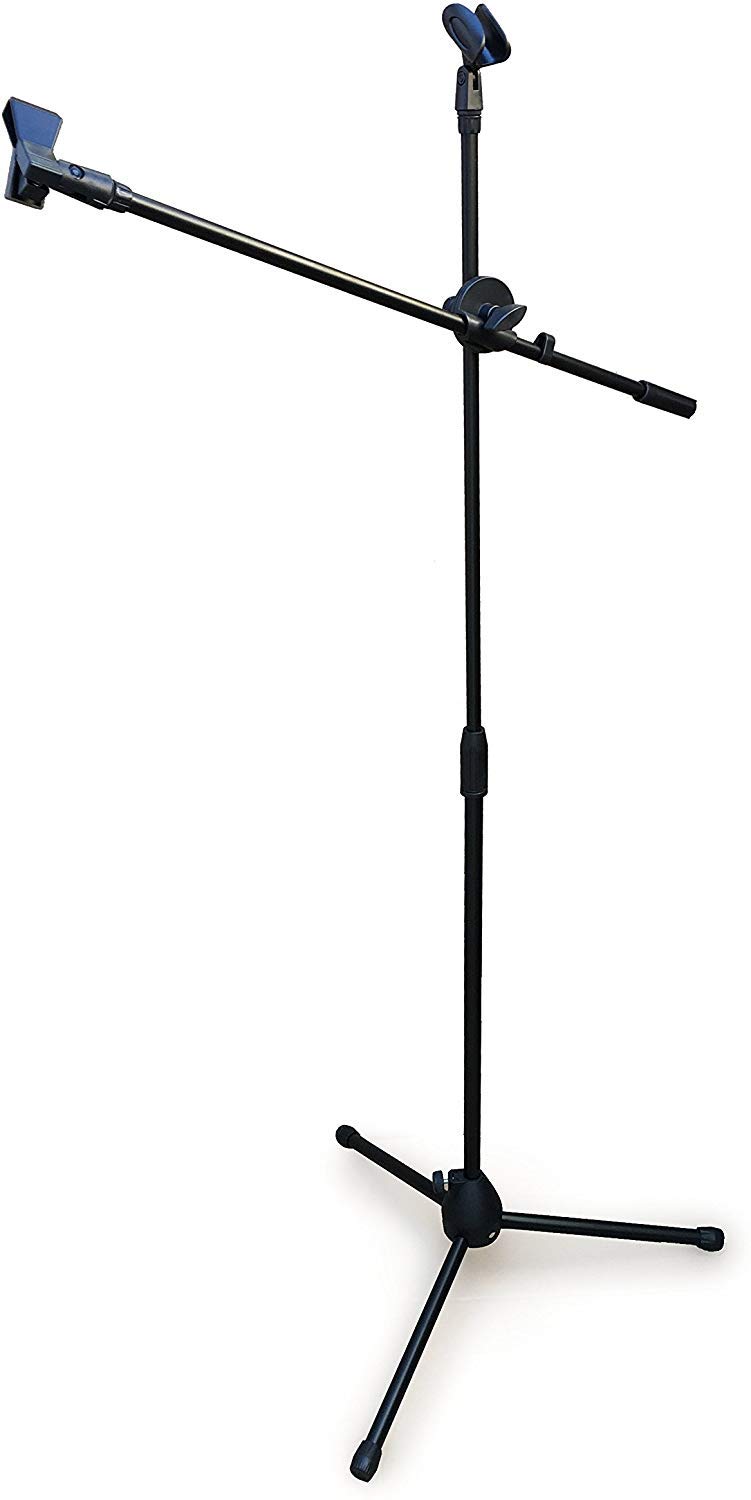 Supporto Asta per Microfono Professionale Regolabile Pieghevole base Tripode 70-150cm