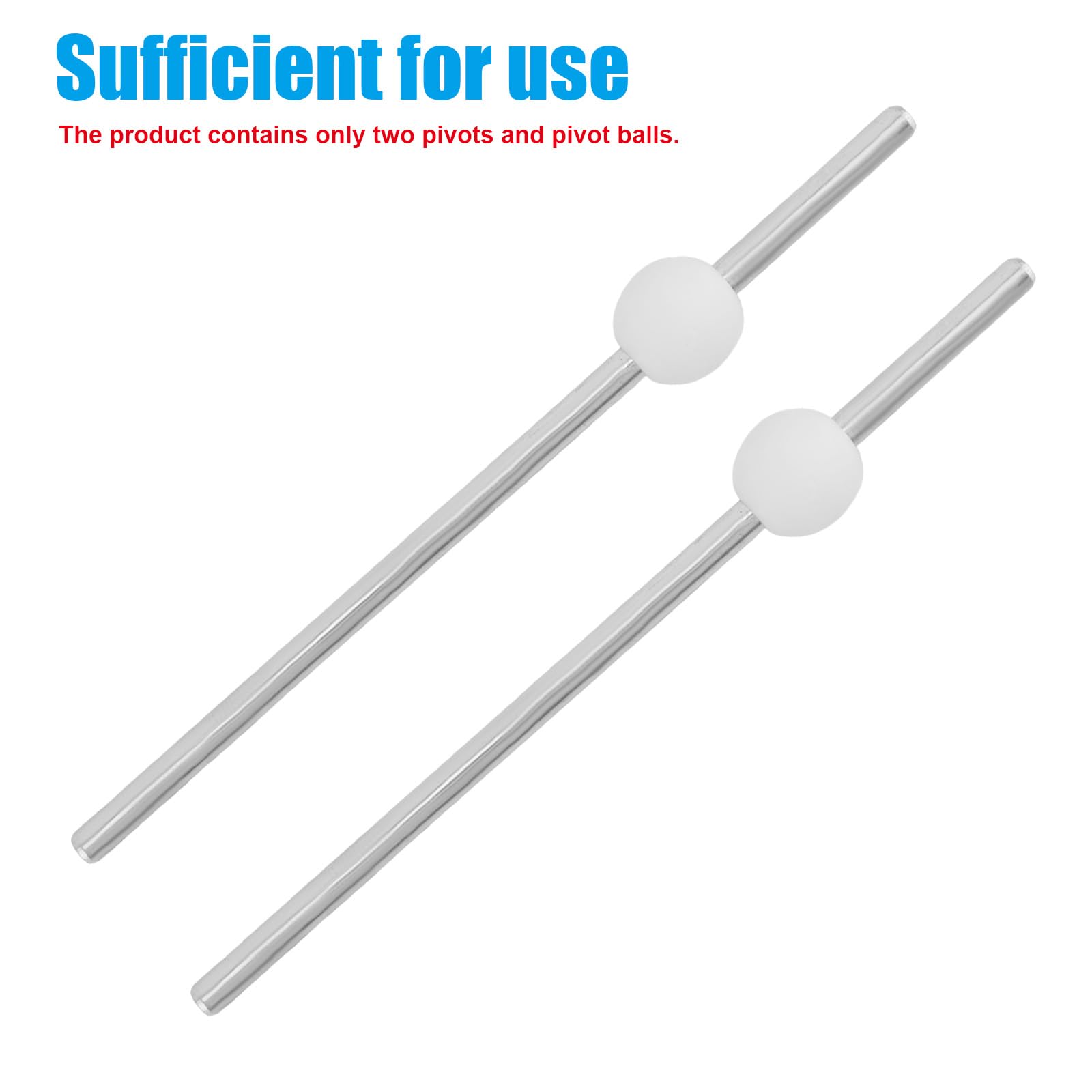 2pcs Lavatory Pop-Up Drain Center Piece Assembly, Bathroom Sink Pivot Ball Rod Stopper Replacement Compatible with Danco 34807 & Price Pfister PS2673 PS469 PSB327 Accessories — view 7